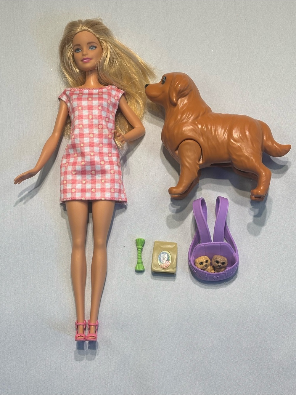 🐾 Barbie Newborn Pups Playset & Doll
